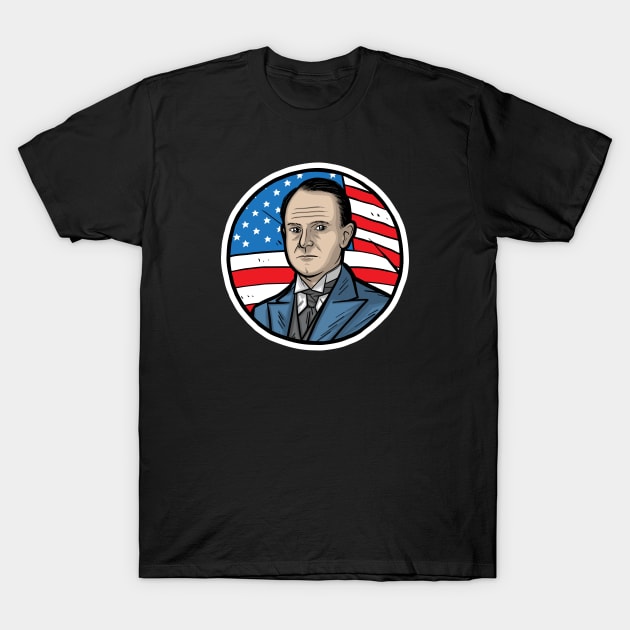 Calvin Coolidge T-Shirt by Baddest Shirt Co.